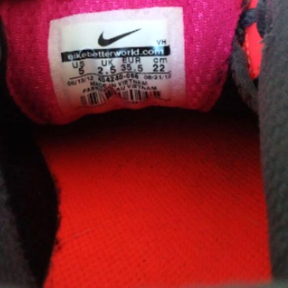 Nike Dual Fusion S12 Women's Running Athletic Sneakers Wmn Sz 5 Gray/Pink - Picture 5 of 8